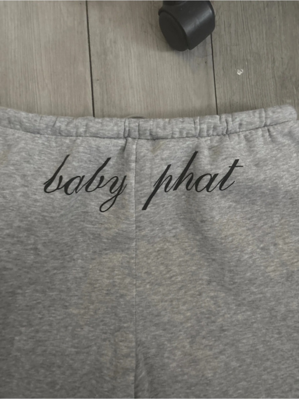 Baby Phat Gray Sweatpants with Black Logo